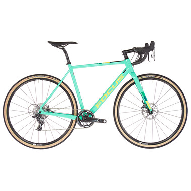 Bicicleta de ciclocross FOCUS MARES 9.9 Sram Force 1 42 dientes Verde/Amarillo 2021 0